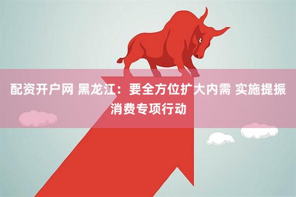 配資開戶網 黑龍江：要全方位擴大內需 實施提振消費專項行動